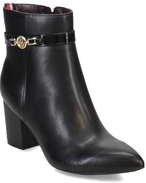 Tommy Hilfiger Hatly Boots, Synthetic - Black