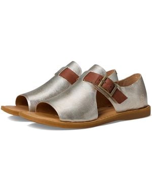 Born Ivey Sandals (Panna Cotta) 10 M (B) Leather - Metallic