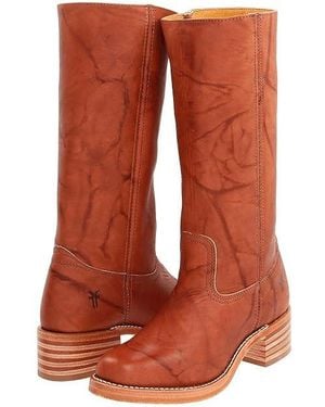 Frye Campus 14L Cowboy Boots 6.5 B - Natural