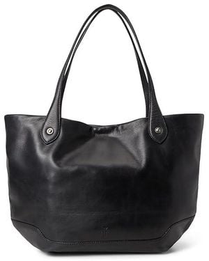 Frye Kenzie Unlined Tote Tote Handbags, Leather - Black