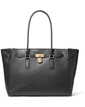 MICHAEL Michael Kors Hamilton Moderne Large Tote Tote Handbags, Synthetic - Black