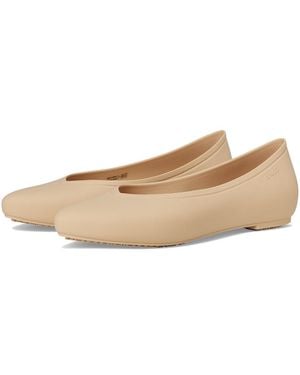 Crocs™ On The Clock Work Flats Flat Shoes, Eva - White