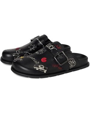 COACH Buckle Clog in Black for Men | Lyst
