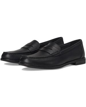 Sperry Top-Sider Seaportpenny Flat Shoes/ 10 M (B) Leather - Black