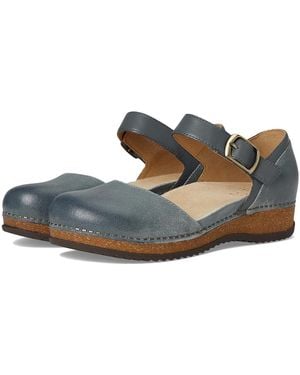 Dansko Mae Maryjane Shoes, Leather - Blue
