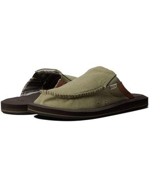 Sanuk You Got My Back Soft Top Hemp (Army) Shoes - Brown
