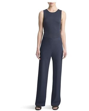 Vince High Waist Crepe Bias Pants Clothing Sm, Acetate/Polyester - Black