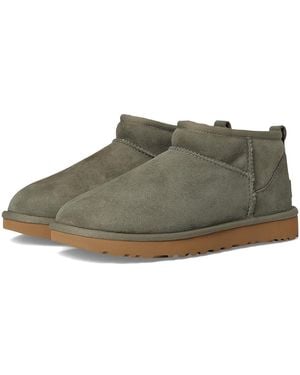 UGG Classic Ultra Mini Shoes Moss/Amphora 8 B - Green
