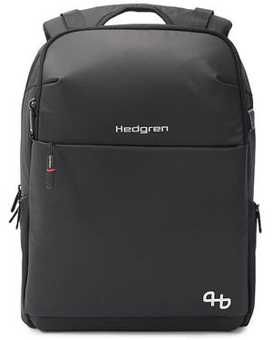 Hedgren Tram Laptop Backpack Computer Bags, Polyester - Black