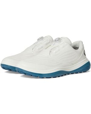 Ecco Lt1 Boa Hybrid Waterproof Golf Shoe Golf Shoes/Petrol Eu 41 (Us 7-7.5) D - White