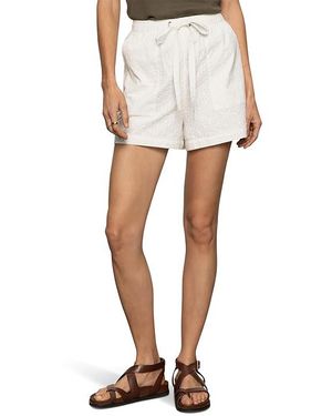 Sanctuary Flower Field Shorts Shorts, Cotton - Black