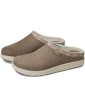 Keen Elle Mule Suede (/Magnet) Clog Shoes - Black