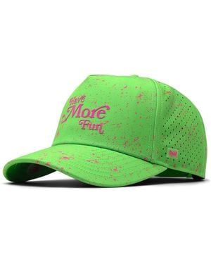 Melin Hydro Odyssey Neon Drip Traditional Hats, Polyester/Spandex - Green