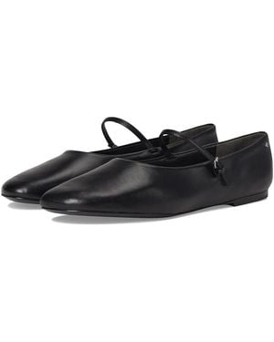 Tory Burch Mary Jane Ballet Flat Shoes, Leather/Nylon - Black