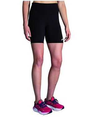 Brooks Spark 8 Short Tights Clothing, Polyester/Spandex - Red