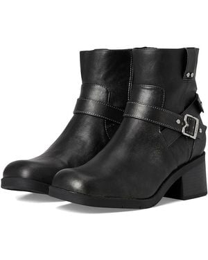 Dr. Scholls Janis Rugged Short Boots Boots, Leather - Black