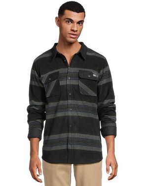 Salty Crew Swellter Polar Fleece Shirt Jacket, Fleece/Polyester - Black