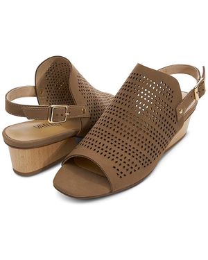 Vaneli Cath (Taupe Nabuk) Sandals - Natural