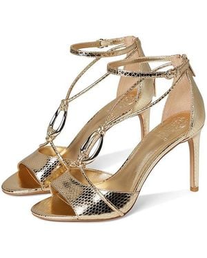 Vince Camuto Alinna O-Ring Strappy High Heel Sandals Sandals, Leather - Black
