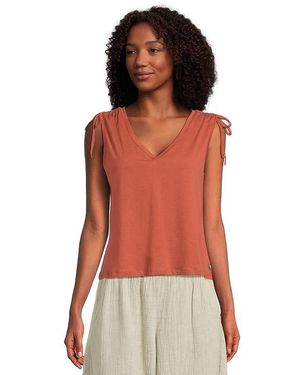 Toad&Co Anza Cinch Tank Top Clothing, Cotton/Elastane/Lyocell - Black