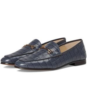 Sam Edelman Loraine Loafer/Moc Shoes Flat Shoes, Polyester - Blue