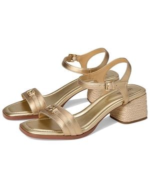 Michael Kors Dy Mid Sandal Heeled - Metallic