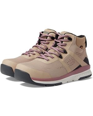 Bogs Sandstone Knit Mid Tr Composite Safety Toe Shoes 9 B - Brown
