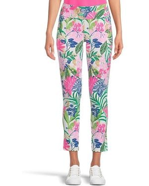 Lilly Pulitzer Upf 50 Luxletic Corso Pants Casual Pants, Polyester/Spandex - Black