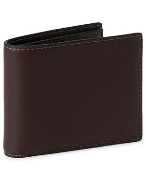 COACH 3-In-1 Wallet Wallet Handbags, Leather/Polyester - Black