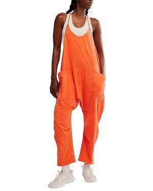 Fp Movement Hot Shot Onesie Jumpsuit & Rompers One Piece Lg 12) Cotton/Spandex - Black