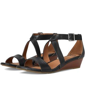 Söfft Innis Wedge Shoes 9.5 M (B) Leather - Black
