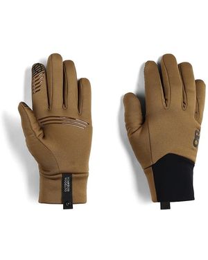 Outdoor Research Vigor Midweight Sensor Gloves Extreme Cold Weather Gloves, Fleece/Nylon/Polyester - Brown