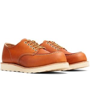 Red Wing Wing Heritage Shop Moc Oxford (Oro Legacy) Lace-Up Boots - Brown