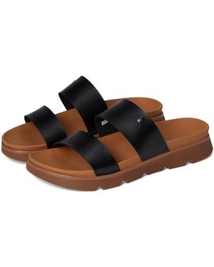 Reef Vista Luxe Thea Wedge Shoes/Tan 11 B - Black