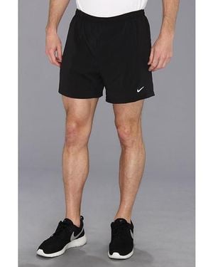 Nike 5 Distance Running Short Shorts//Reflective 1, Mesh/Polyester/Spandex - Black