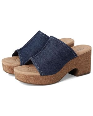 Clarks Nerisa Vine Sandals 9.5 B - Blue