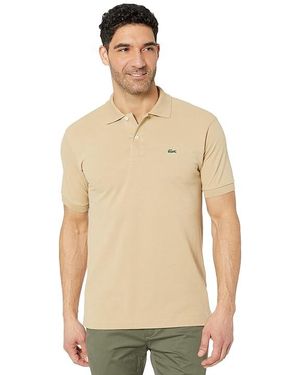 Lacoste Short Sleeve Classic Pique Polo Shirt Short Sleeve Pullover 8 (3Xl) Cotton - Natural
