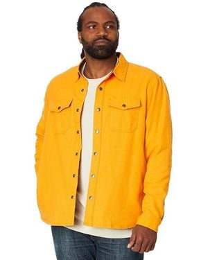L.L. Bean Signature Rugged Soft Twill Shirt (Dark) Clothing - Yellow