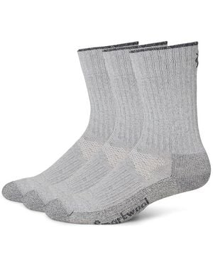 Smartwool Hike Classic Edition Light Cushion 2Nd Cut Crew Socks Multipack Crew Cut Socks Shoes Xl Shoe 12-14.5) - Gray