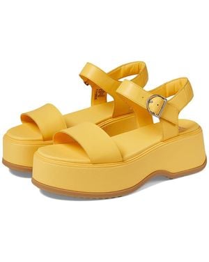 Sorel Dayspring Ankle Strap Sandal ( Ray/ Ray) Shoes - Yellow