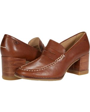 Sperry Top-Sider Seaport Penny Heel Leather Shoes 10 M (B) - Brown