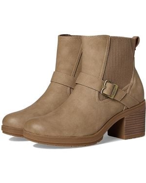 Dr. Scholls Parker Zip Short Boots Boots, Faux Leather - Brown