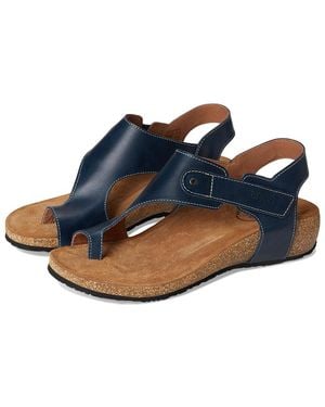 Taos Footwear Fame Sandals, Leather - Blue