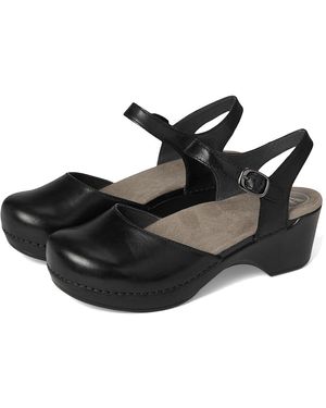 Dansko Sam 1-2 Inch Heel Shoes - Black