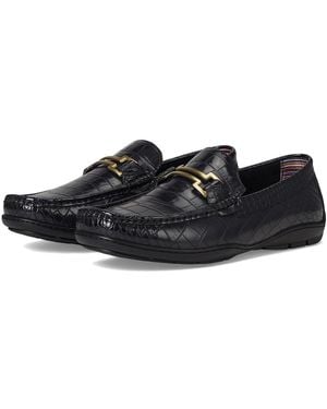 Stacy Adams Embrey Moc Toe Driver Lace-Up Boots, Synthetic - Black