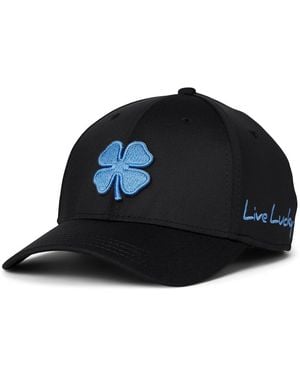 Black Clover Premium Clover 149 Hat Baseball Caps Hat/3D True Clover, Polyester/Spandex - Black