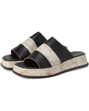 Bed Stu Vext Wedge Shoes, Leather - Black