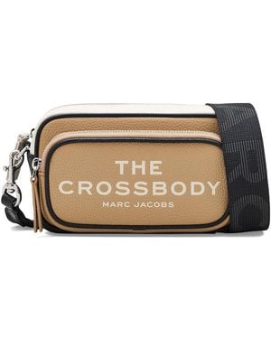 Marc Jacobs The Color-Block Crossbody Bag Cross Body Handbags, Leather/Polyurethane - Black