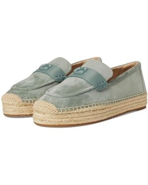 COACH Camilla Espadrille Sandals 9 B - Metallic