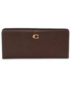 COACH Essential Slim Wallet Wallet Handbags, Polyester - Brown